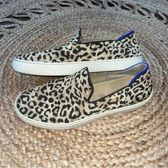 ROTHYS The Original Slip On Sneaker Desert Cat Leopard Print Limited Edition 9.5 - Picture 2 of 8